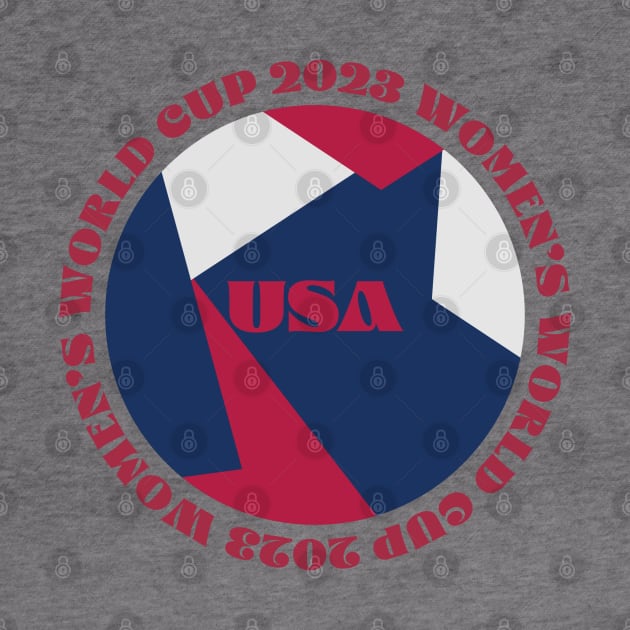 USA Soccer Women's World Cup 2023 United States by Designedby-E